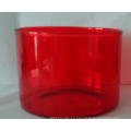 Color Glass Cylinder Storage Container